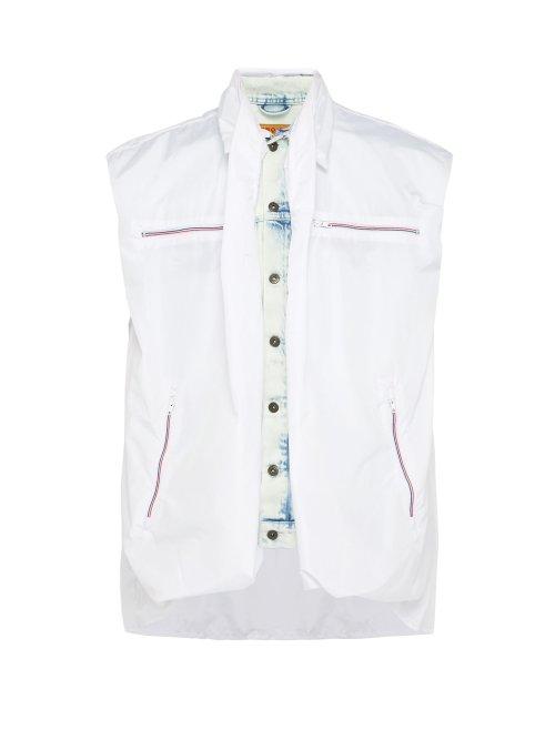 Matchesfashion.com Y/project - Layered Sleeveless Jacket - Mens - White