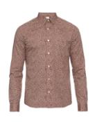 Paul Smith Kensington Micro-lip Print Cotton Shirt