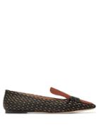 Matchesfashion.com Fendi - Ffreedom Square Toe Jacquard Loafers - Womens - Multi