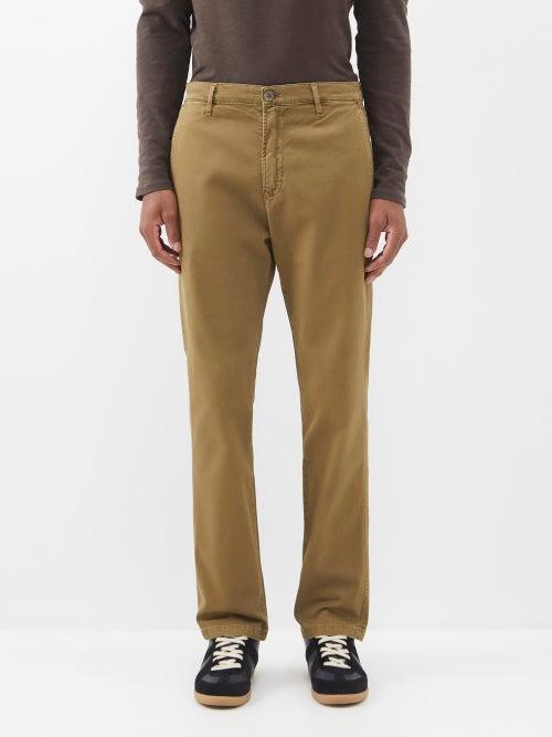 Citizens Of Humanity - London Cotton-blend Slim-leg Chino Trousers - Mens - Khaki