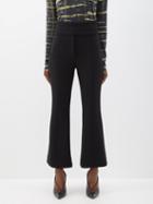 Proenza Schouler - Re-edition 2016 Wool-blend Flared Trousers - Womens - Black