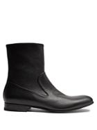 Alexander Mcqueen Zip-up Leather Ankle Boots