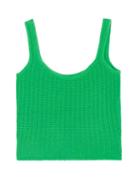 The Elder Statesman - Ribbed Cashmere Cropped Camisole - Womens - Pink