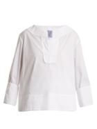Thierry Colson Samira Cotton-poplin Top