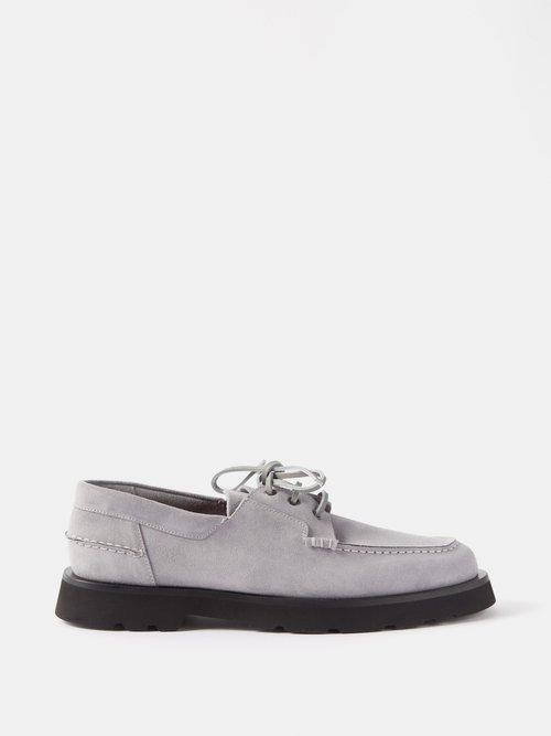 Paul Smith - Skyler Suede Brogues - Mens - Light Blue