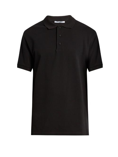 Givenchy Columbian-fit Cobra-appliqu Cotton Polo Shirt