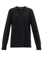 Matchesfashion.com The Row - Sibem Wool-blend Sweater - Womens - Black