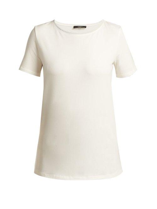 Matchesfashion.com Weekend Max Mara - Multi C T Shirt - Womens - White