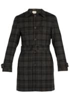 Matchesfashion.com Oliver Spencer - Prestwick Checked Wool Coat - Mens - Grey Multi