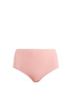 Matchesfashion.com Ephemera - High Rise Bikini Briefs - Womens - Pink