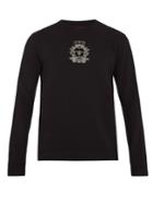 Dolce & Gabbana Crest-appliqu Cotton-blend Sweatshirt