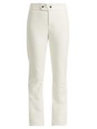 Matchesfashion.com Bogner - Emilia Kick Flared Ski Trousers - Womens - White