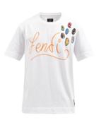 Fendi - X Noel Fielding Printed Cotton-jersey T-shirt - Mens - White
