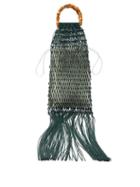 Matchesfashion.com Jil Sander - Bamboo-handle Macram String Bag - Womens - Green Multi