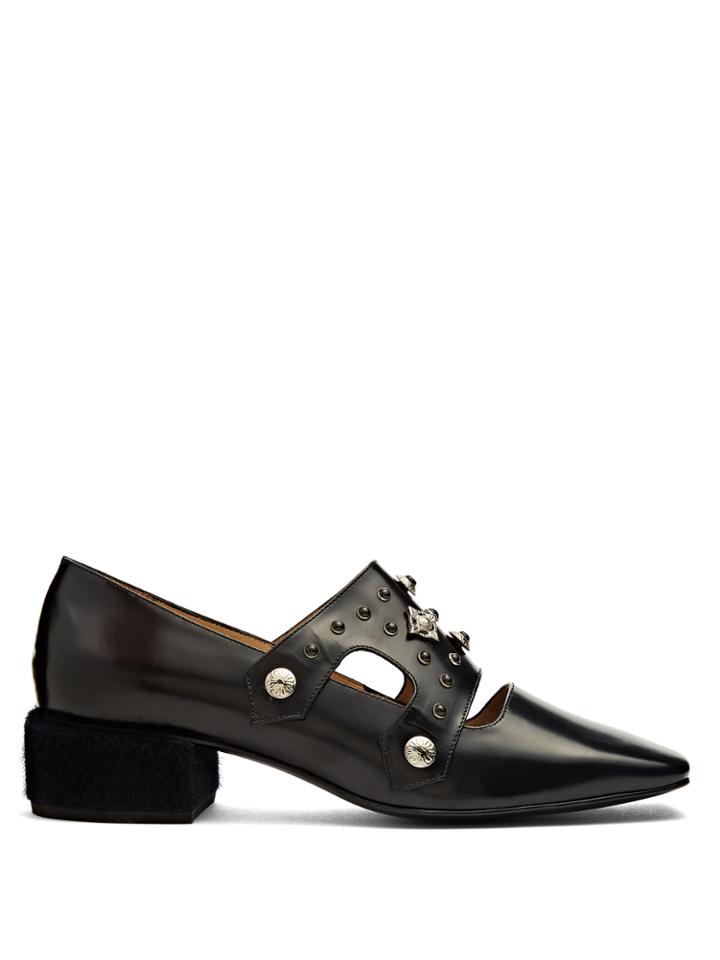 Toga Polido Stud-embellished Leather Loafers