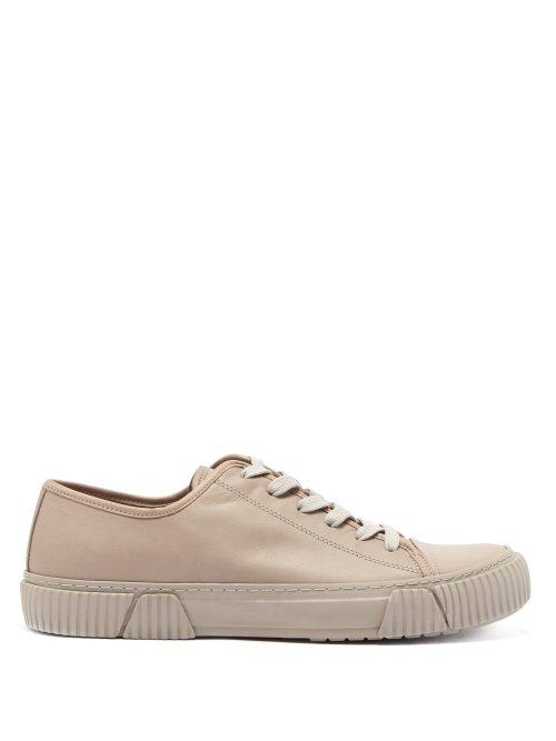 Matchesfashion.com Both - Low Top Leather Trainers - Mens - Grey
