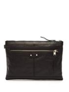 Matchesfashion.com Balenciaga - Arena M Leather Pouch - Mens - Black
