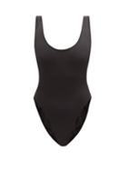 Ladies Beachwear Norma Kamali - Marissa Scoop-back Swimsuit - Womens - Black