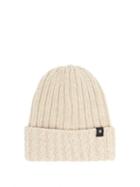 Matchesfashion.com Snow Peak - Logo Tab Knitted Wool Beanie Hat - Mens - Beige
