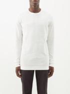 Raey - Fallen Cotton Long-sleeved T-shirt - Mens - White