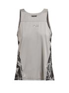 Matchesfashion.com Adidas By Stella Mccartney - Run Adizero Snake Print Performance Tank Top - Womens - Grey Multi