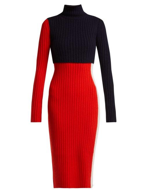 Matchesfashion.com Sportmax - Nadir Dress - Womens - Red Multi