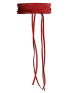 Mafalda Von Hessen Wrap Suede Belt