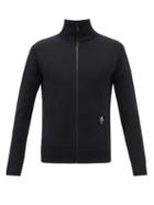 Mens Rtw A-cold-wall* - High-neck Wool-blend Cardigan - Mens - Black