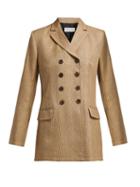 Matchesfashion.com Sonia Rykiel - Double Breasted Prince Of Wales Check Wool Jacket - Womens - Beige Multi