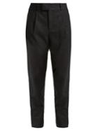 Saint Laurent Signature Pinstripe Wool Trousers