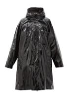 Matchesfashion.com Moncler - Pott Pvc Hooded Raincoat - Womens - Black