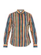 Paul Smith Artist Stripe-print Single-cuff Cotton Shirt