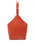 Matchesfashion.com Aesther Ekme - Structured Calf Leather Bucket Bag - Womens - Orange