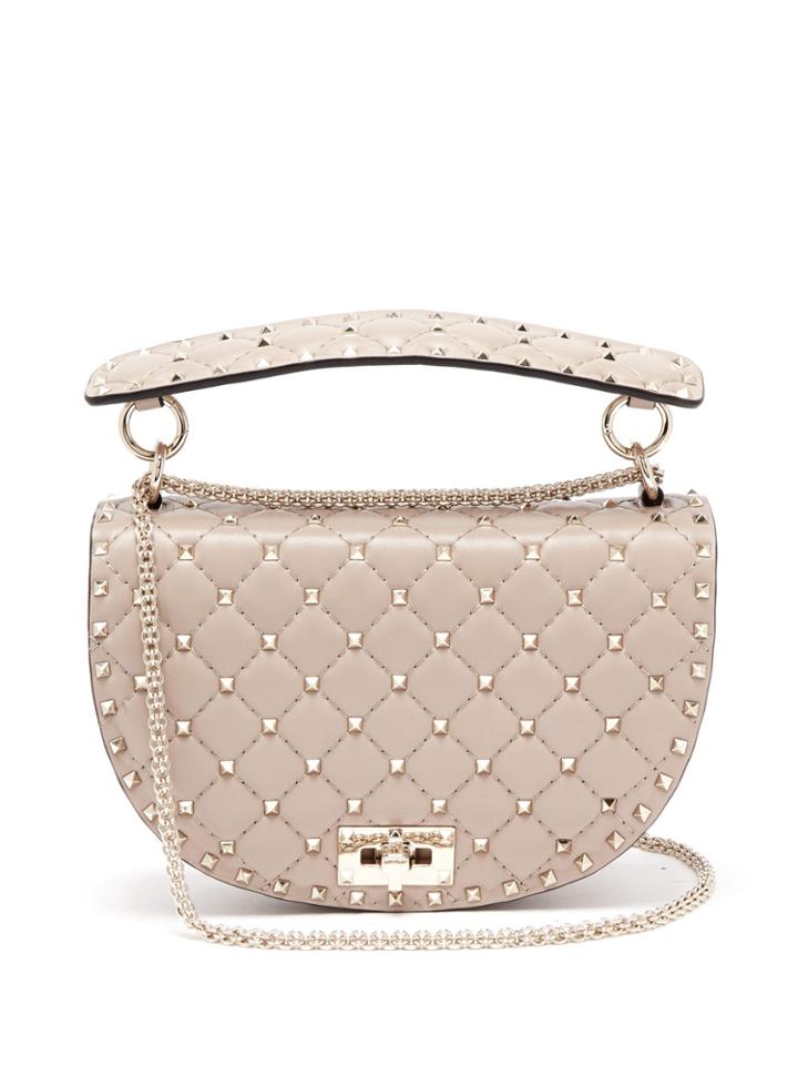 Valentino Rockstud Quilted-leather Cross-body Bag