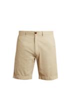 Faherty Harbor Cotton-blend Gabardine Shorts