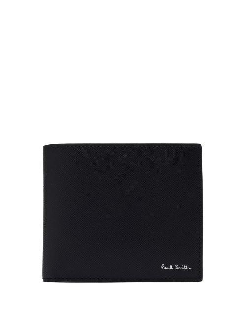 Matchesfashion.com Paul Smith - St Paul's Cathedral Grained-leather Bi-fold Wallet - Mens - Black
