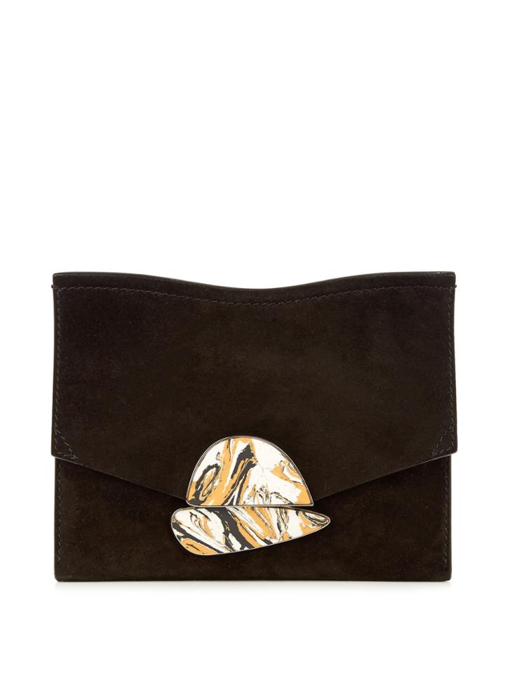 Proenza Schouler Curl Small Suede Clutch
