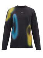 A-cold-wall* - Hypergraphic Cotton-jersey Long-sleeved T-shirt - Mens - Black