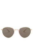 Matchesfashion.com The Row - X Oliver Peoples Brownstone 2 Sunglasses - Womens - Gold