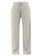Frame - Cotton-loopback Jersey Track Pants - Womens - Mid Grey