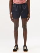Molly Goddard - Ciaran Satin Shorts - Mens - Navy