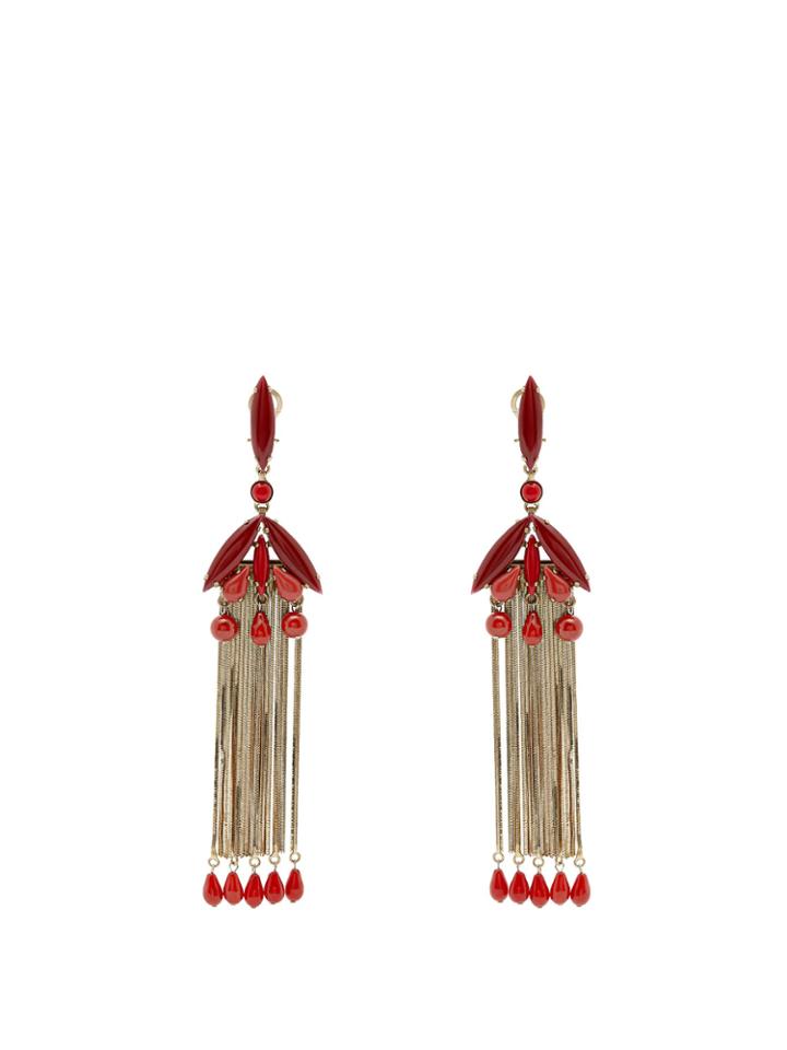 Etro Bead-embellished Drop Earrings