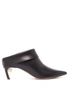 Nicholas Kirkwood Mira Pearl-heeled Leather Mules