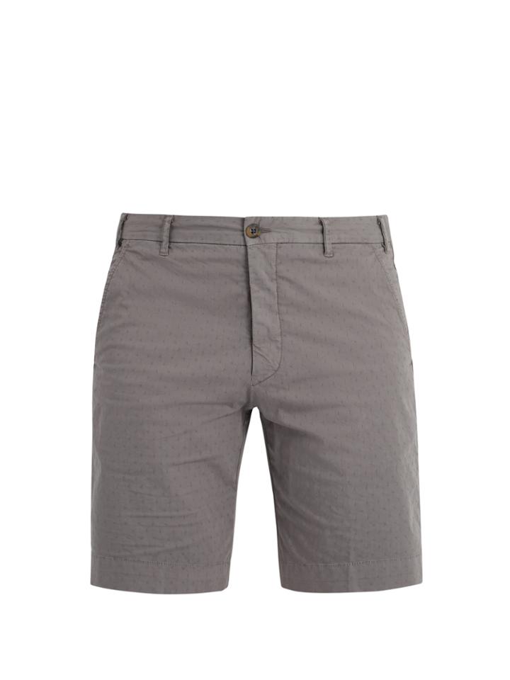 J.w. Brine Chriss Stretch-cotton Jacquard Chino Shorts