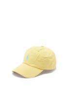 Matchesfashion.com Polo Ralph Lauren - Logo-embroidered Cotton-twill Baseball Cap - Mens - Yellow