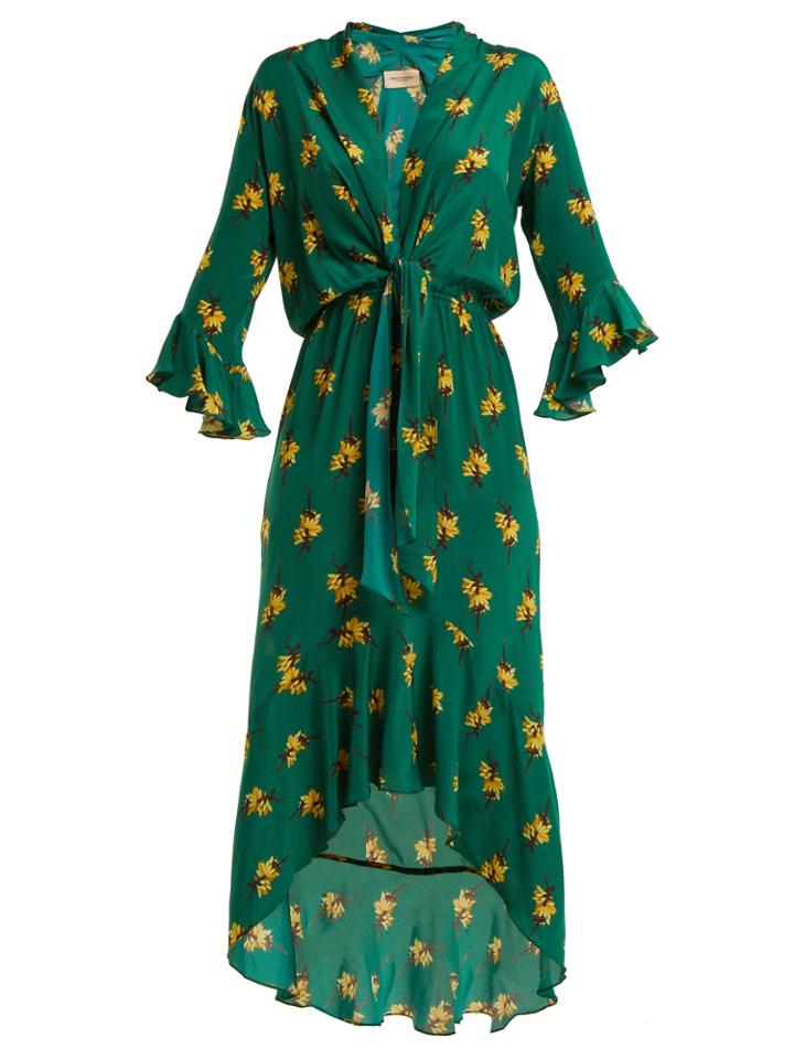 Adriana Degreas Josephine Baker Maxi-knot Asymmetric-dress