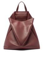 Matchesfashion.com Tsatsas - Fluke Grained-leather Tote Bag - Womens - Burgundy
