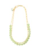 Matchesfashion.com Timeless Pearly - Heart-charm 24kt Gold-plated Choker Necklace - Womens - Green Multi