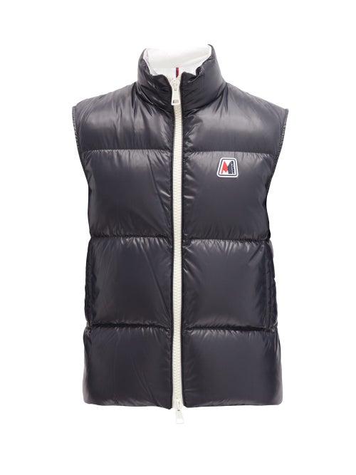 Matchesfashion.com Moncler - Monginevro Down-filled Gilet - Mens - Navy