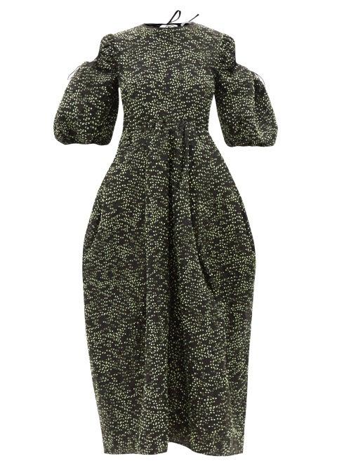 Cecilie Bahnsen - Jules Cutout Fil Coup Dress - Womens - Black Multi